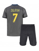 Inter Milan Piotr Zielinski #7 Alternativní dres pro děti 2026-27 Krátký Rukáv (+ trenýrky)